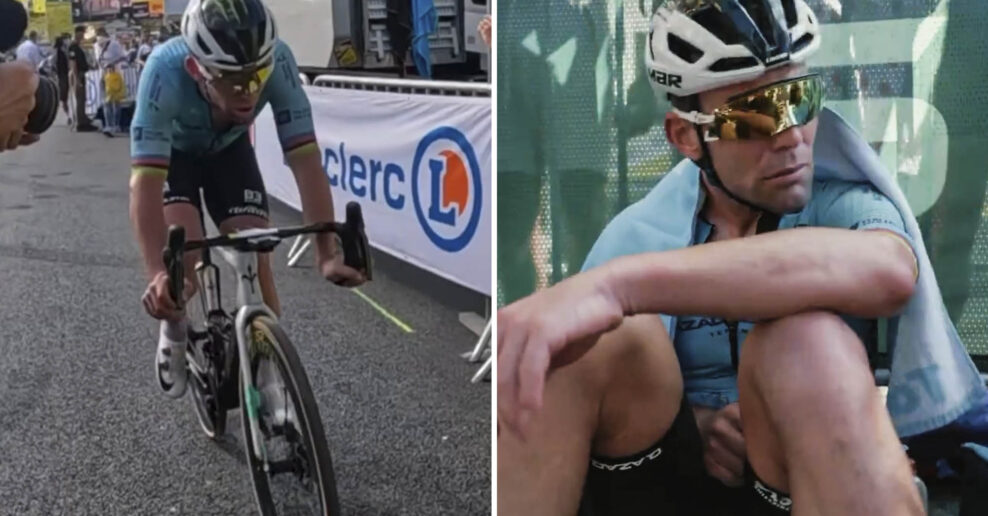 Video: Mark Cavendish prišiel zničený do cieľa náročnej horskej etapy Tour de France, ale časový limit stihol