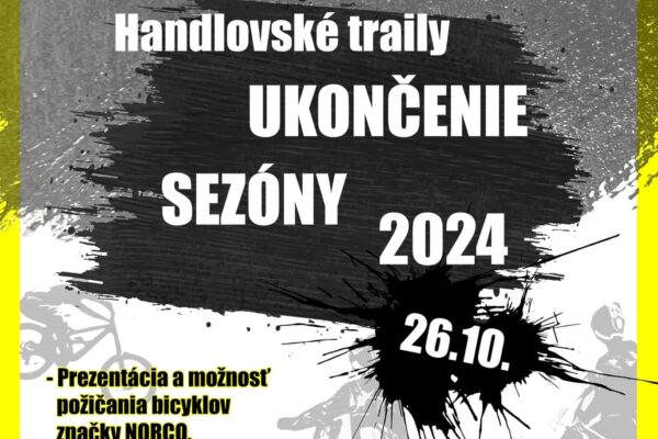 Pozvánka: Ukončenie sezóny na Handlovských trailoch