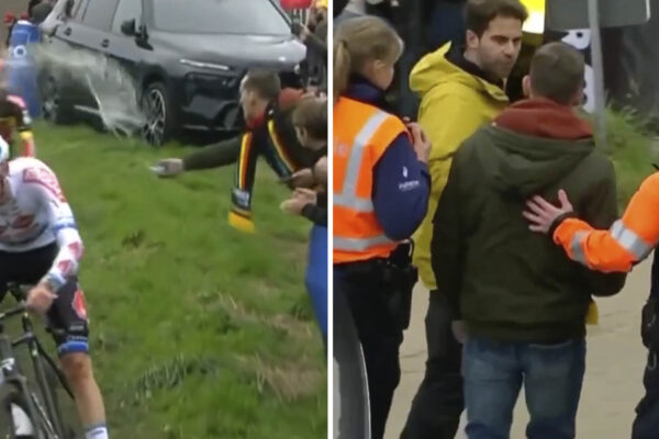 Video: Fanúšik šplechol pivo priamo do tváre Eliho Iserbyta počas cyklokrosových pretekov Koppenbergcross