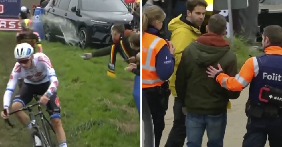 Video: Fanúšik šplechol pivo priamo do tváre Eliho Iserbyta počas cyklokrosových pretekov Koppenbergcross