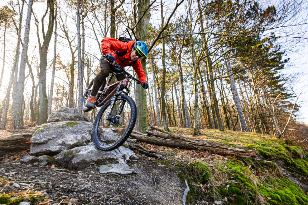 Kopec z&aacute;bavy v Bratislave, nav&scaron;t&iacute;vili sme Krasňansk&yacute; trail a trail Kriv&eacute; jarky
