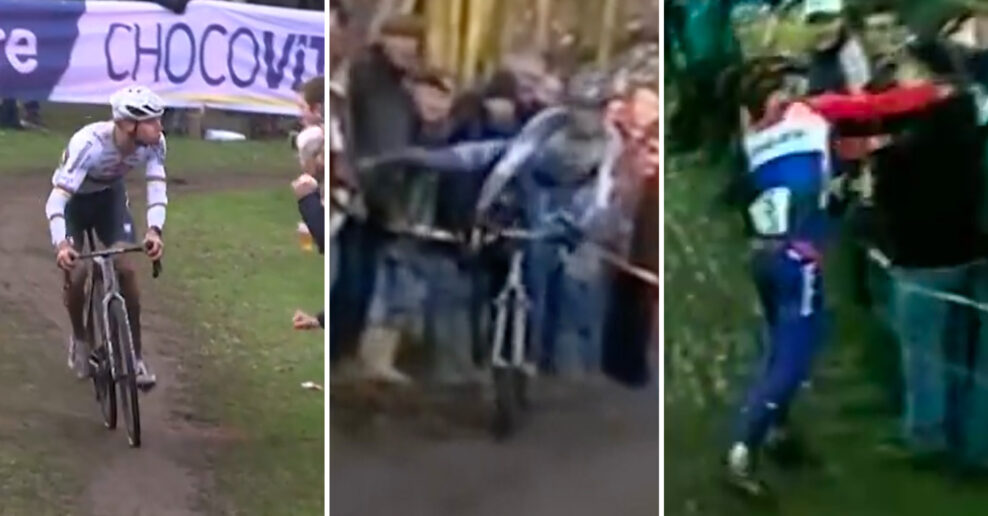 VIDEO | Kopačky, päsťačky aj pľuvance: Cyklokrosári, ktorí stratili nervy a pustili sa do fanúšikov