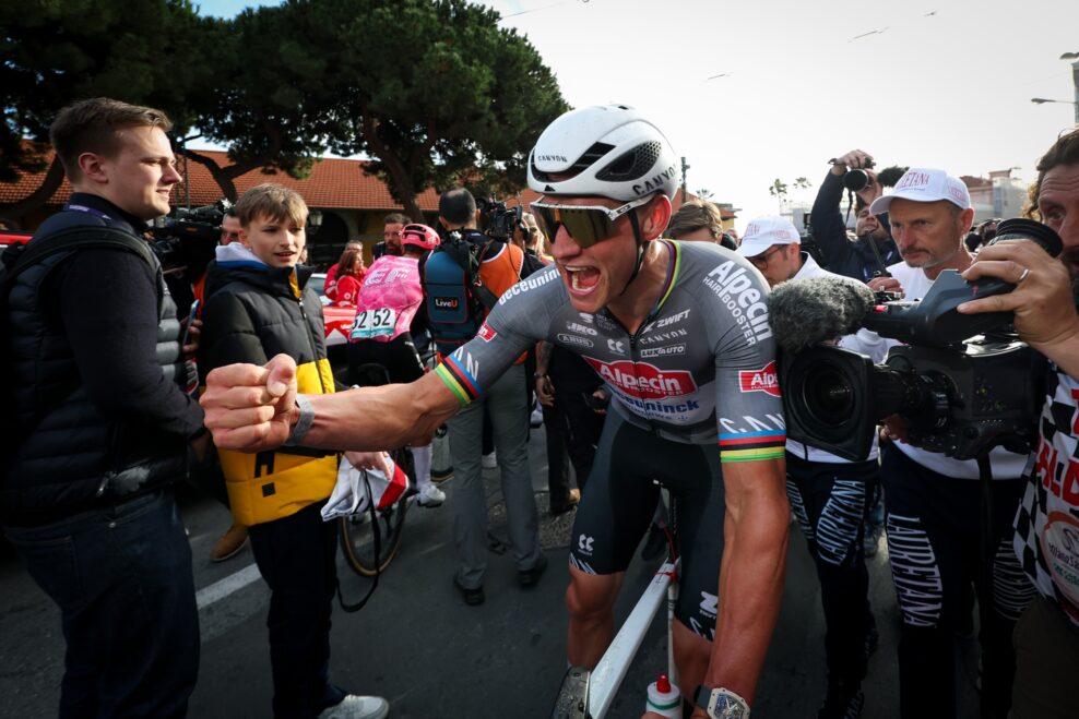 &bdquo;Je len ot&aacute;zkou času, kedy vyhr&aacute; Mil&aacute;no-San Remo.&ldquo; Mathieu van der Poel sa pripravuje na s&uacute;boj s Tadejom Pogačarom