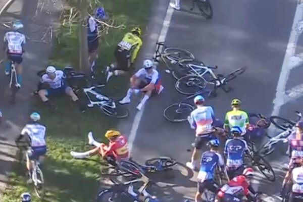 Lukáš Kubiš išiel na Brugge-De Panne opäť výborne, v závere ho vyradil posledný zo štyroch hromadných pádov