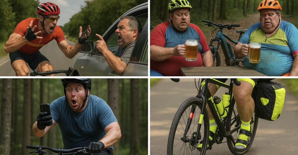 FOTOGALÉRIA ‎| Ako si predstavuje umelá inteligencia stereotypy rôznych druhov cyklistov?
