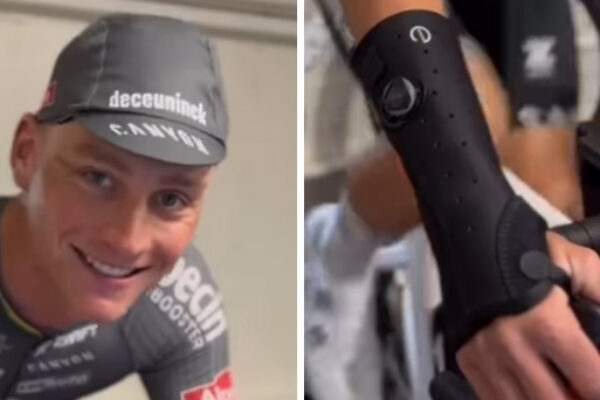 Mathieu van der Poel sa po pádoch v Novom Měste na Moravě už vrátil k tréningu