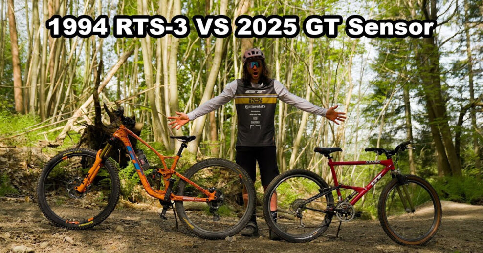 Video: Dokáže tridsaťročný celoodpružený bicykel držať krok s moderným trail bikom?