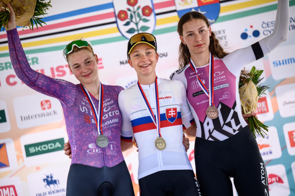 Viktória Chladoňová sa stala po dominantnom výkone majsterkou Slovenska v časovke