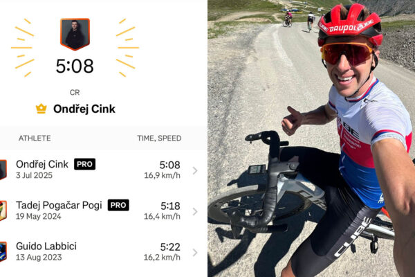 Ondřej Cink „ukradol“ KOM Tadeja Pogačara v stúpaní Mottolino, ktorý dosiahol pri víťazstve kráľovskej etapy na Giro d’Italia