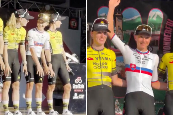 VIDEO ‎| Viktória Chladoňová sa predstavila v drese slovenskej majsterky na prezentácii Giro d’Italia
