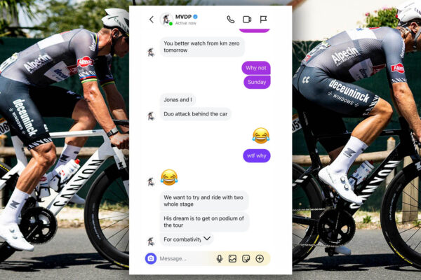 Útok s Rickaertom na Tour de France plánoval. Mathieu van der Poel napísal kamarátovi, aby sledoval etapu hneď od štartu