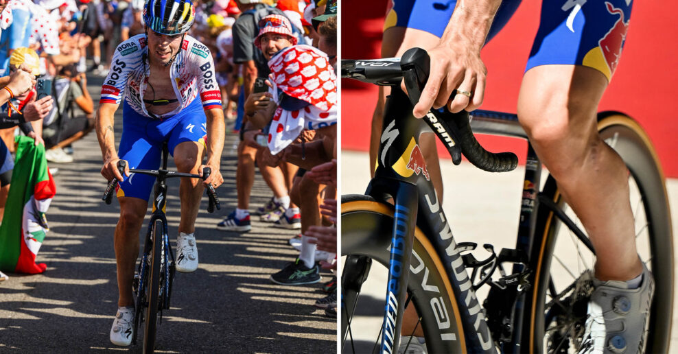 N&iacute;zke ponožky Primoža Rogliča p&uacute;taj&uacute; na Tour de France viac pozornosti ako jeho v&yacute;kony