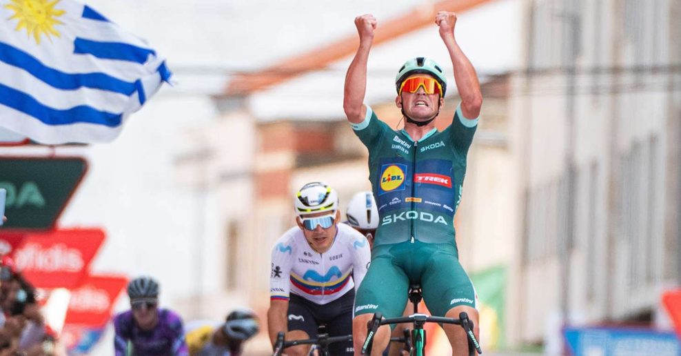 Mads Pedersen sa konečne dočkal v&iacute;ťazstva na Vuelte a v &scaron;printe &uacute;niku vyhral p&auml;tn&aacute;stu etapu