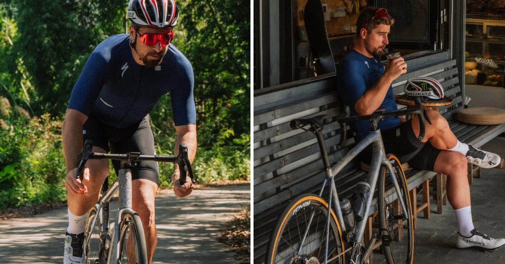 FOTO &lrm;| Peter Sagan si v Č&iacute;ne zajazdil na novom Aethose od Specializedu