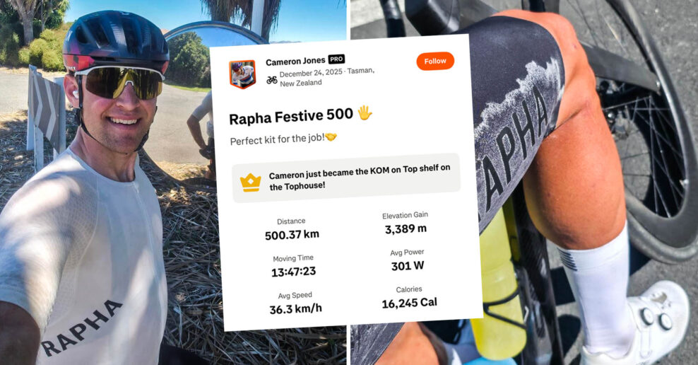Gravelov&yacute; pretek&aacute;r odjazdil 500-kilometrov&uacute; v&yacute;zvu Rapha Festive 500 s priemernou r&yacute;chlosťou cez 36 km/h