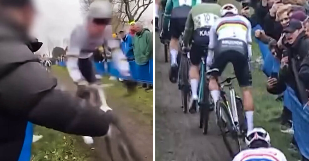 Ne&scaron;lo o &uacute;mysel. Div&aacute;k, ktor&yacute; takmer sp&ocirc;sobil p&aacute;d Mathieu van der Poela, sa ospravedlnil