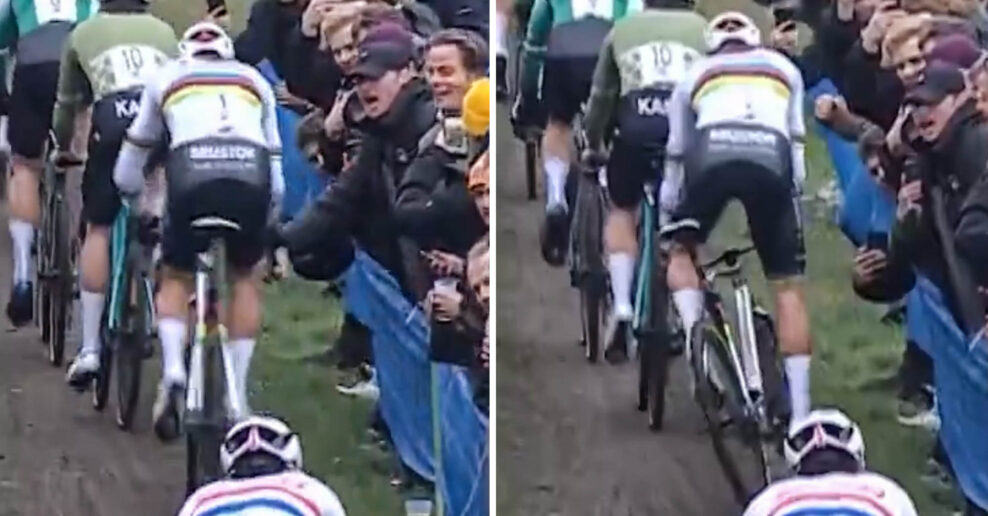  VIDEO | Div&aacute;k zasiahol do riadidiel Mathieu van der Poela a takmer sp&ocirc;sobil jeho p&aacute;d