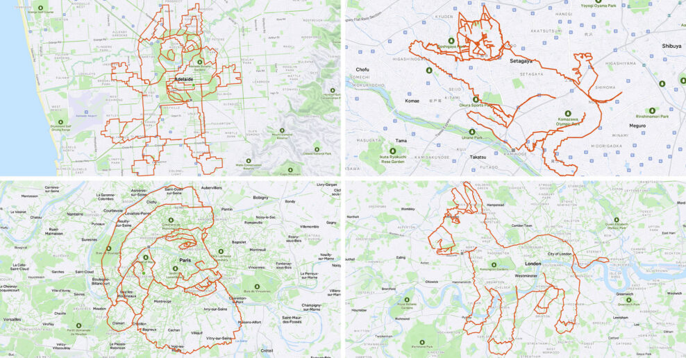  FOTOGALÉRIA ‎| Toto sú najlepšie aj najbizarnejšie umelecké diela cyklistov na Strave