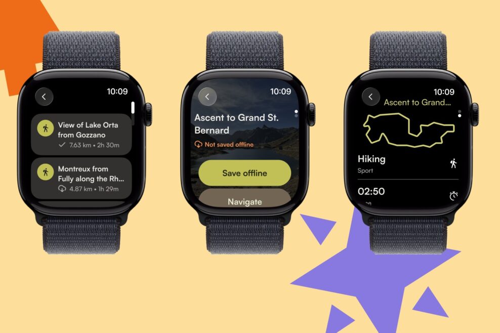 Nov&aacute; aplik&aacute;cia Komoot pre Apple Watch funguje aj bez telef&oacute;nu