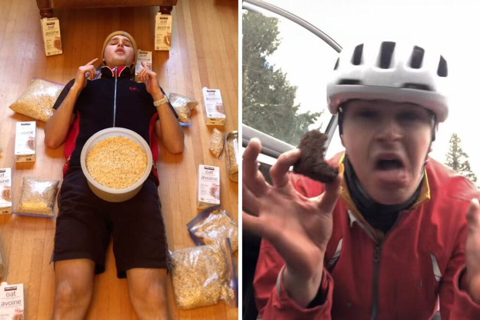 &bdquo;Bolo to hrozn&eacute;, toľko hnačiek. Mať nabl&iacute;zku z&aacute;chod bolo kľ&uacute;čov&eacute;.&ldquo; Kanadsk&yacute; ultracyklista zjedol 11 kg ovsen&yacute;ch vločiek za t&yacute;ždeň