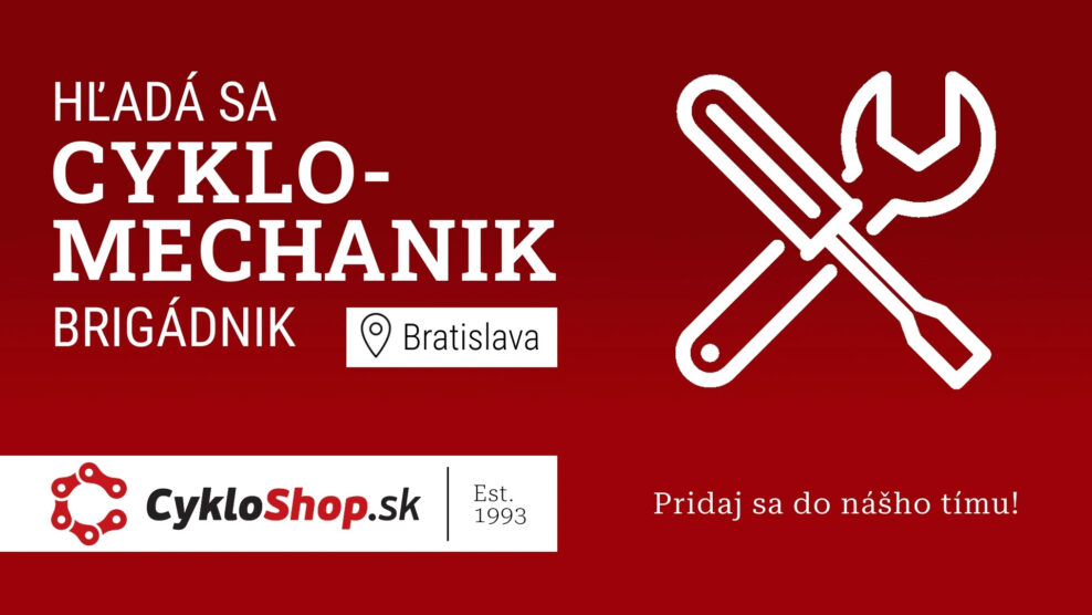 Cykloshop hľadá mechanika do svojej predajne v Bratislave
