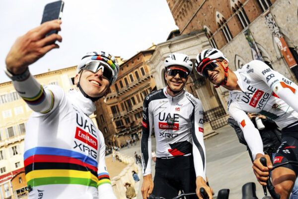 FOTOGALÉRIA ‎| Tréning Tadeja Pogačara a tímu UAE Emirates-XRG pred Strade Bianche 2026