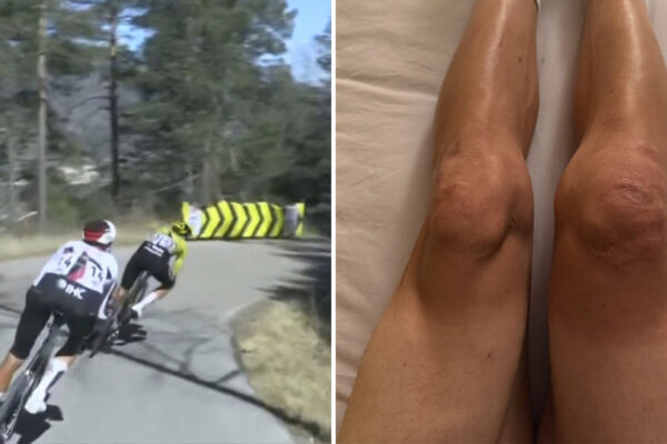 „Sám seba vyhlasujem za ninju pádov.“ Tom Pidcock po hrozivom páde do rokliny končí na Okolo Katalánska