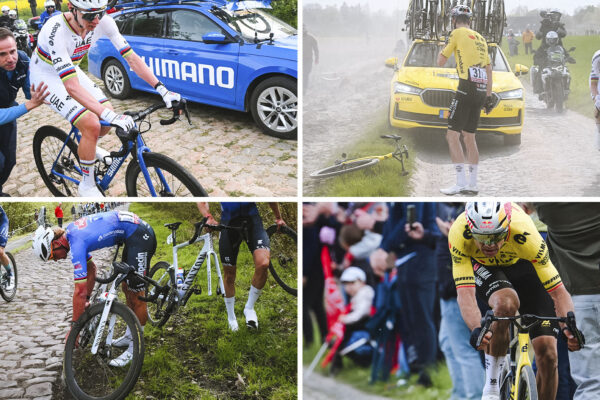  FOTOGALÉRIA | Defekty, pády a peklo na kockách. Pozrite si najlepšie momenty Paríž-Roubaix 2026