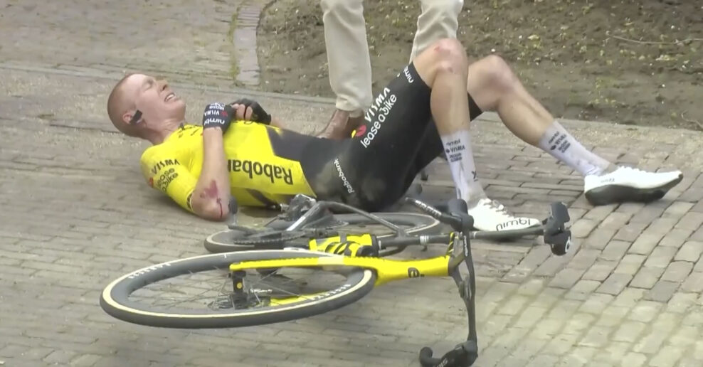 Matteo Jorgenson podstúpil operáciu zlomenej kľúčnej kosti po páde na Amstel Gold Race