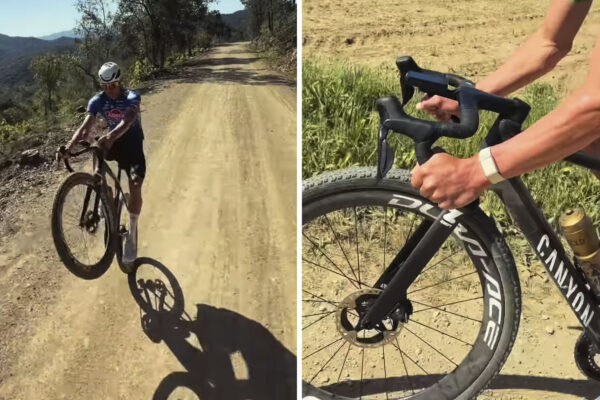 Testuje Mathieu van der Poel nové gravelové kolesá Shimano Dura-Ace?