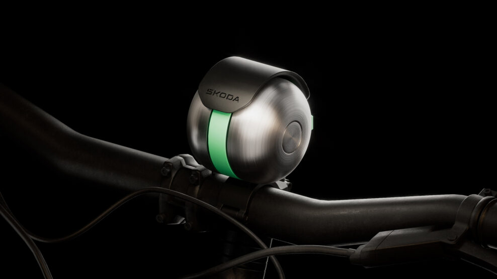 &Scaron;koda predstavila zvonček na bicykel DuoBell, ktor&eacute;ho zvuk prekon&aacute; aj sl&uacute;chadl&aacute; s potlačen&iacute;m hluku