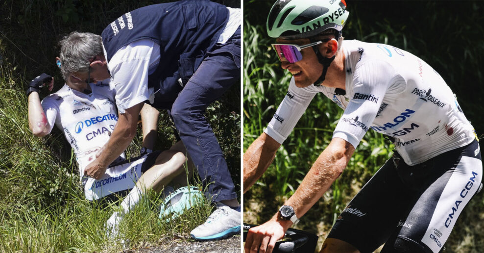 Paul Seixas spadol počas náročnej horskej etapy Tour Auvergne-Rhône-Alpe