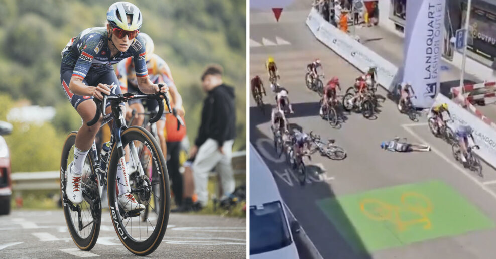 Nehoda Ur&scaron;ky Žigart otriasla aj Pogačarom. Slovinka utrpela pri p&aacute;de zlomeninu čeľuste