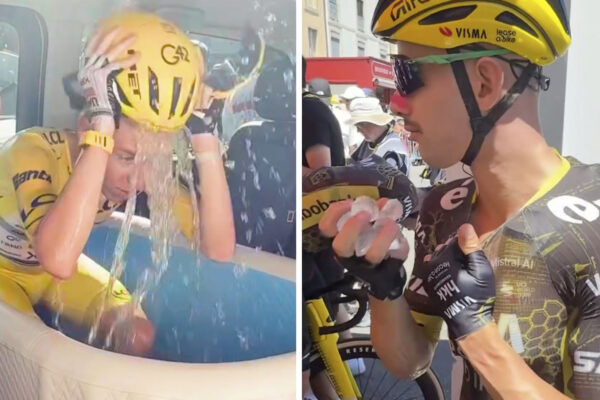  VIDEO | Pogačar sa oblieval vo vani, Campenaerts si napchal ľad pod dres aj do nohavíc. Aj takto sa jazdci ochladzujú na Tour de France