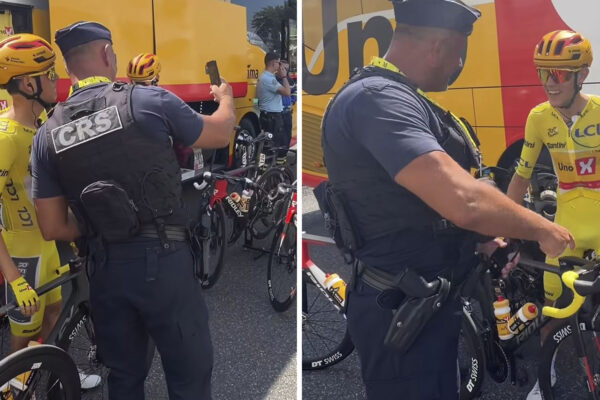 VIDEO: Môžem si podržať? Torstein Træen si zavtipkoval s policajtom. Za selfie si chcel podržať pištoľ