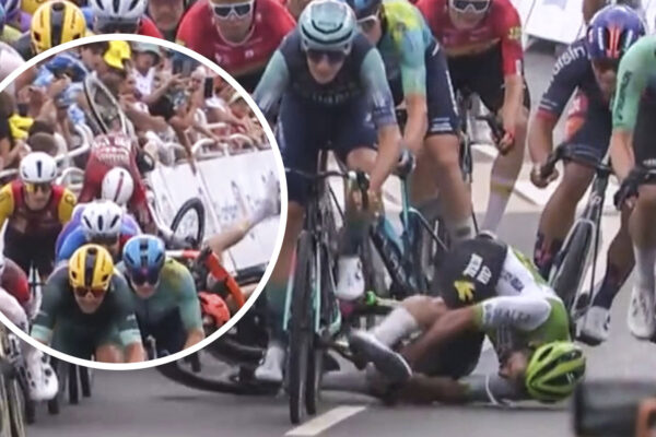 V hromadnom páde na Tour de France skončil na zemi aj český šprintér Pavel Bittner. Gaviria končí so zlomenou kľúčnou kosťou