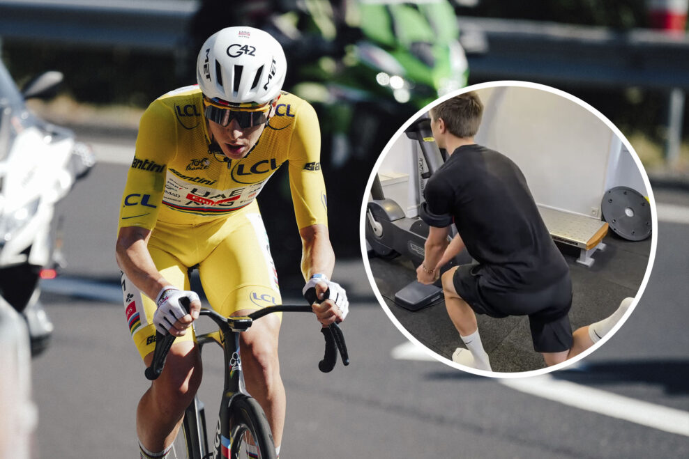 5 cvikov, ktor&eacute; rob&iacute; Tadej Pogačar v posilňovni. Nevyzeraj&uacute; n&aacute;ročne, ale pom&aacute;haj&uacute; mu vyhr&aacute;vať na Tour de France