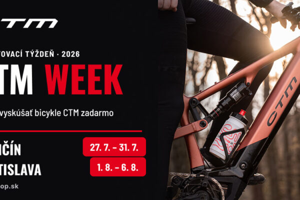 Cykloshop | CTM WEEK 2026: Testujte e-biky a gravely od CTM v Cykloshope