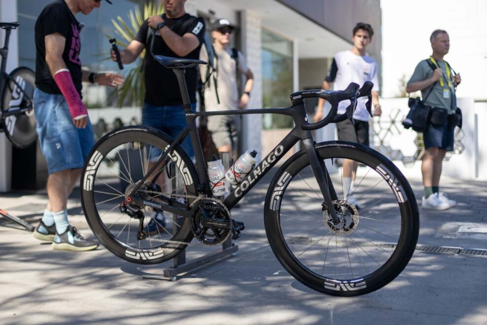 Toto je v&iacute;ťazn&yacute; bicykel Colnago V5Rs Isaaca del Tora na Tour de France 2026