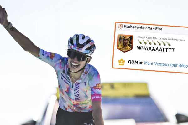 Kasia Niewiadoma prekonala ženský rekord na Mont Ventoux, Strava ho spočiatku nezaznamenala