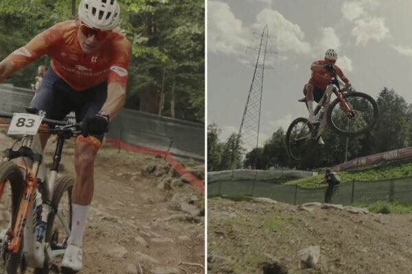 VIDEO | Mathieu van der Poel absolvoval prvé tréningy pred Majstrovstvami sveta v horskej cyklistike vo Val di Sole