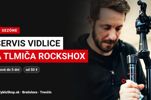 Cykloshop | Servis vidlice a tlmiča RockShox po sezóne bez čakania