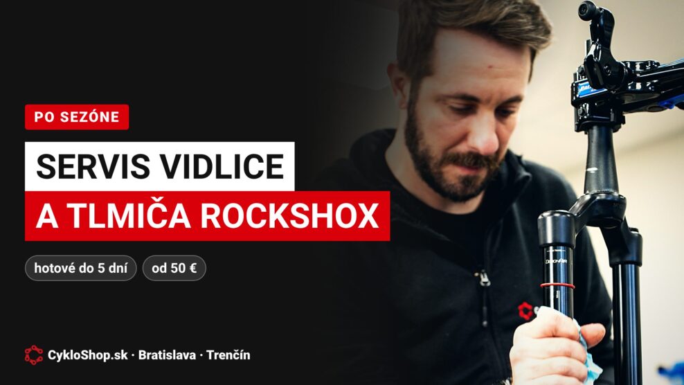 Cykloshop | Servis vidlice a tlmiča RockShox po sezóne bez čakania