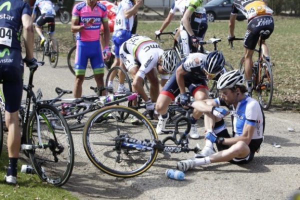 Pády na Liege – Bastogne – Liege