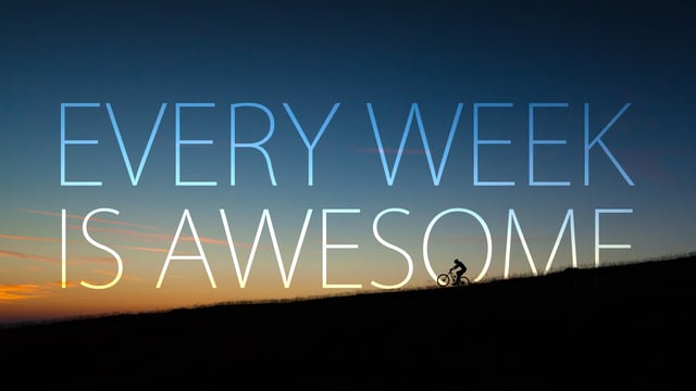  Every Week Is Awsome: slovenské bikové video top formátu