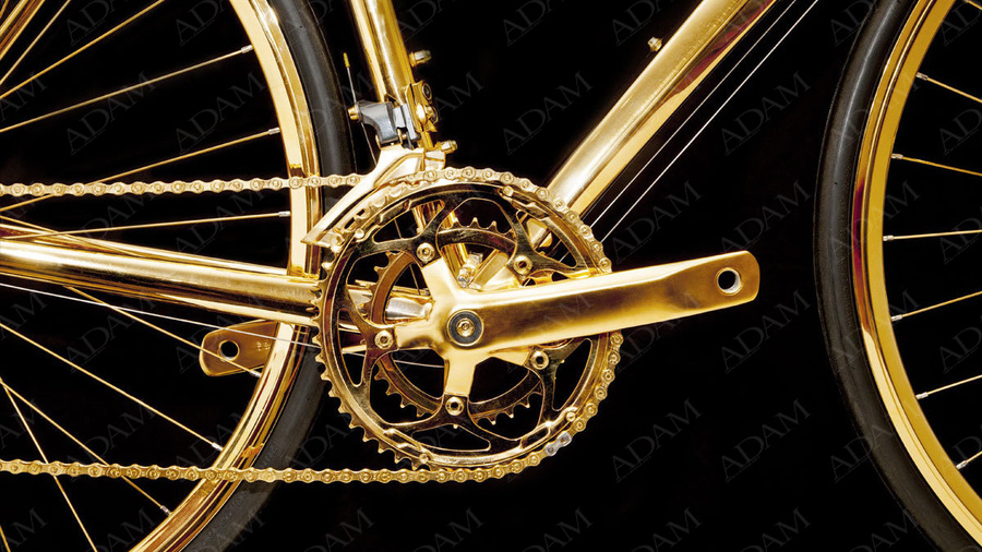 Zlatý pretekársky bicykel za  šialených cca 315 000 €?