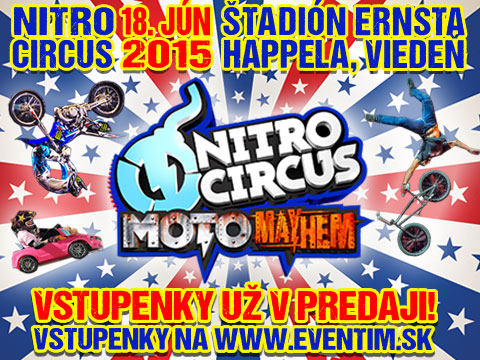 Nitro Circus do Viedne so svetovou premiérou!