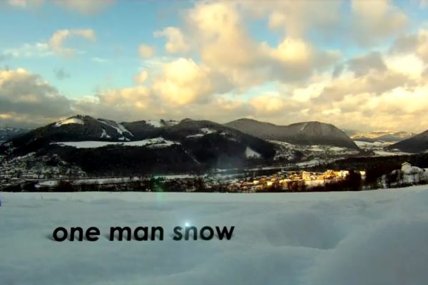 Video: One man snow
