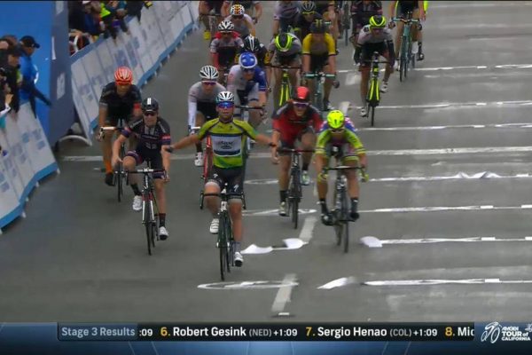 Cavendish víťazom 5. etapy Okolo Kalifornie, Sagan tretí