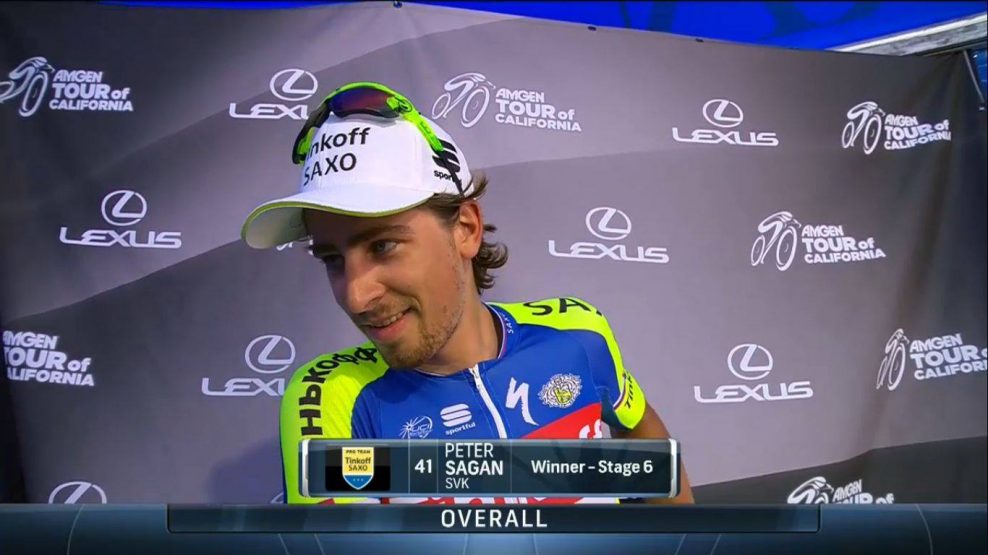 Sagan triumfoval v 6. etape a obliekol sa do žltého dresu